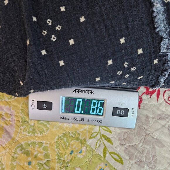 Johnny Was Pete & Greta Nazar Gauze Embroidered Black Blouse Size L - Picture 6 of 8